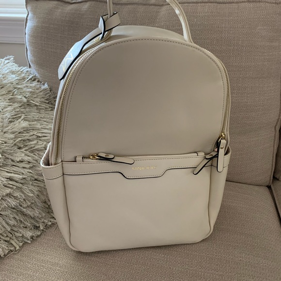 Mina Kay winter white diaper bag backpack.  NWOT - Picture 8 of 8